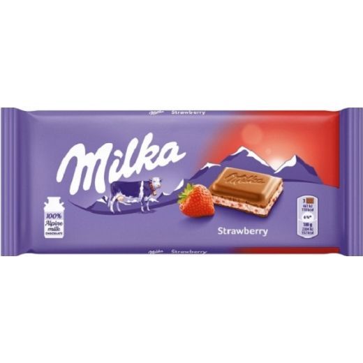 Milka Strawberry (100G)