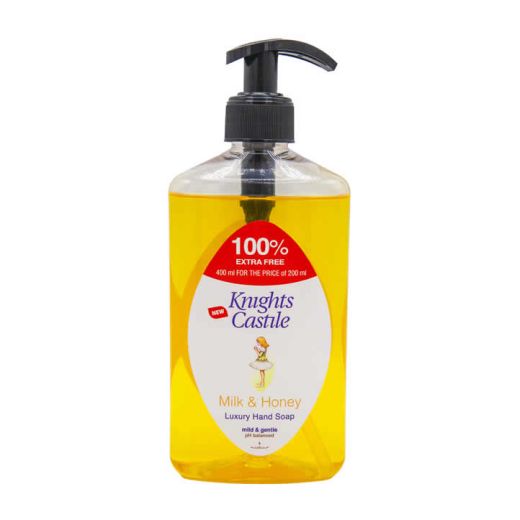 Knights Castle Milk Honey Soap (400ML)