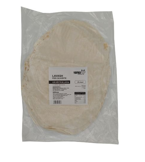 Yufka Manufaktur Lavash (Cigkofte) (20 Sheet)