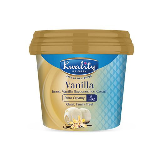 Kwality Vanilla 125ml Tub product image