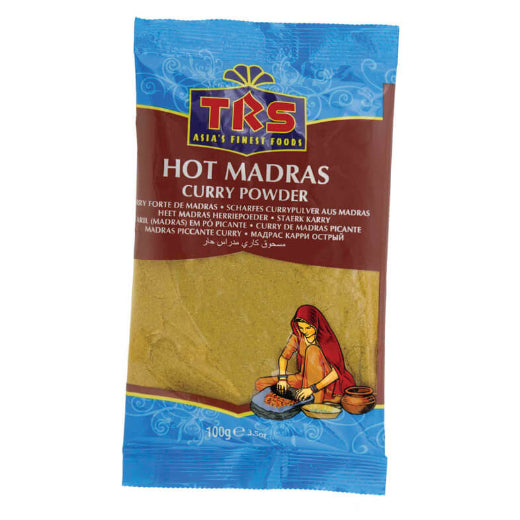 TRS Madras Curry Pwd Hot (100g) product image