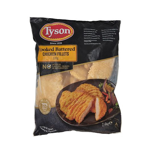 Ctr Ctf Tyson Battered Chicken Fillet 120g (2.4kg) product image