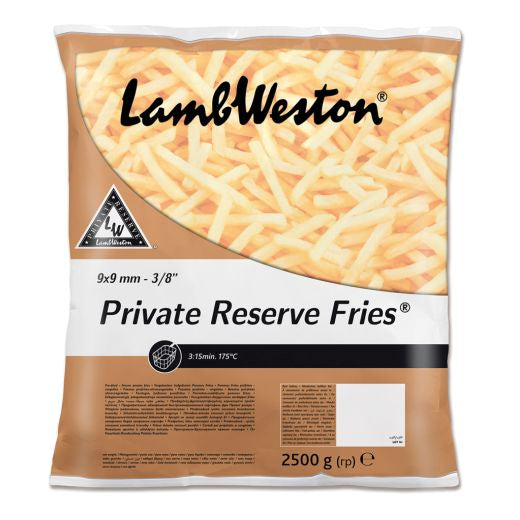 Ctr Lambweston Private Reserve Chips 3 - 8 (F64) 9X9 (UK) (2.5kg) product image