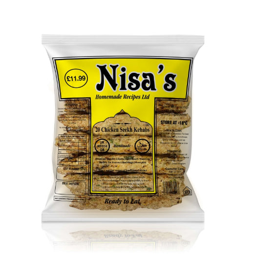 Nisa'S Chicken Seekh Kebab 18S (18 pcs) product image