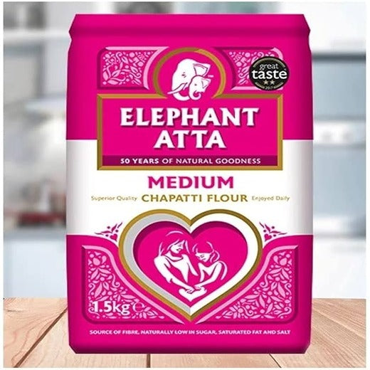 Wm Elephant Atta Medium 1.5kg product image
