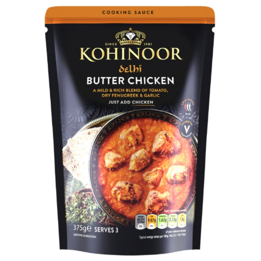 Ief Kohinoor Delhi Butter Chicken Cooking Sce 375g product image