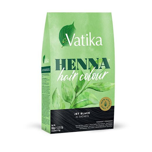 Dbr Vatika Henna Hair Colour - Jet Black 60g (60GX6PCS) product image