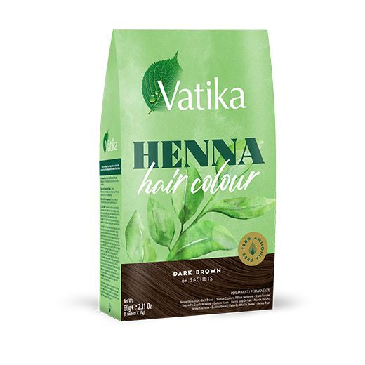Dbr Vatika Henna Hair Colour - Dark Brown 60g (60GX6PCS) product image
