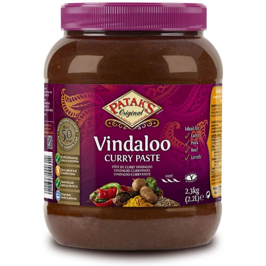 Wm Patak Vindaloo Curry Paste1X2X2300g (2.3kg) product image