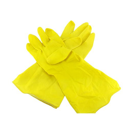 Preema Yellow Rubber Gloves Medium (12 pcs) product image