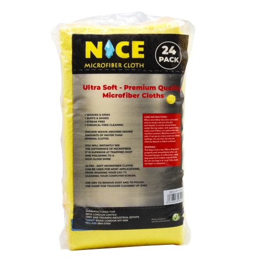 Nice Microfibre 24'S Yellow (24 pcs) product image