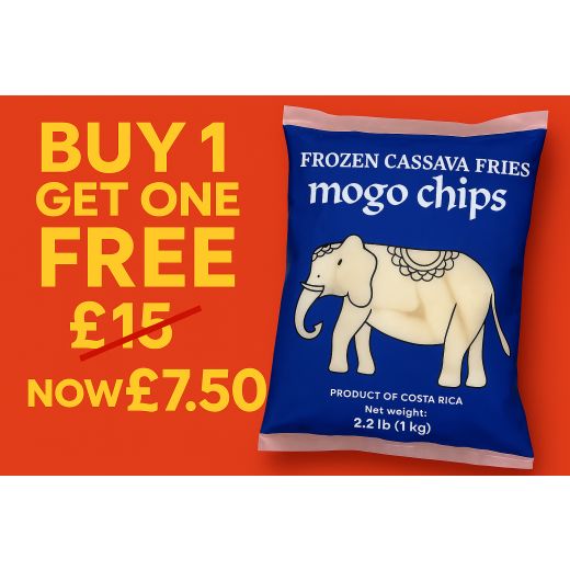 Fz G.E.M Frozen Cassava Slices - Mogo Chips (1kg) product image
