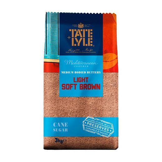 Tate & Lyle Light Brown Soft Sugar 3kg Film product image