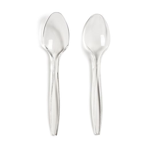 Ctr Hrd Windzer Clear Premium Reusable Ps (170Mm - 6.7) Dessert Spoon (100 pcs) product image