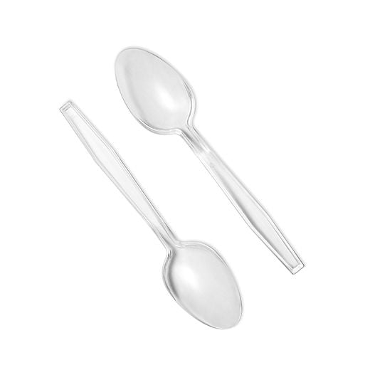 Discontinue*Ctr Hrd Tuzcani Clearheavy Duty Reusable Ps (150Mm - 5.9) Dessert Spoon (50 pcs) product image