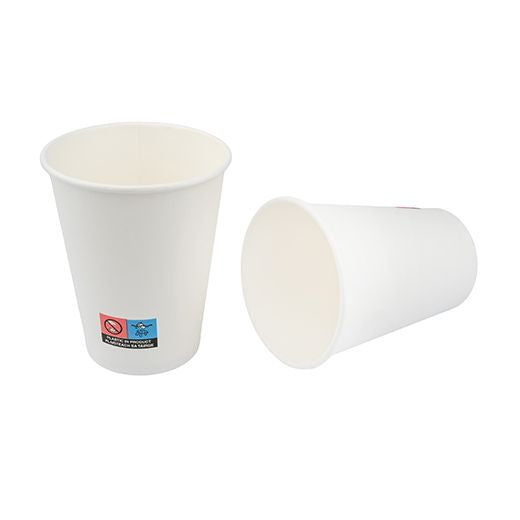 Ctr Hrd Grab&G Single Wall Cup (340ml - 12Oz) White (50 pcs) product image