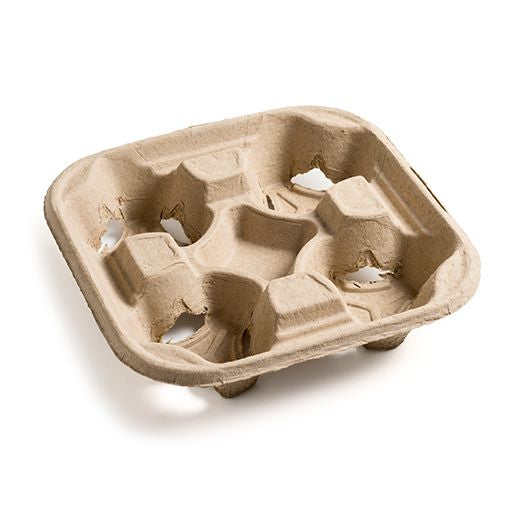 Ctr Hrd Grab&G Moulded Pulp Fibre 4 Cup Carrier (90 pcs) product image