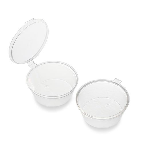 Ctr Hrd Ukf Microwave Portion Pot Round Pp (56ml - 2Oz) Clear Hinge (50 pcs) product image