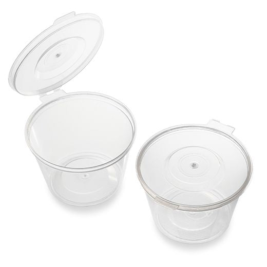 Ctr Hrd Ukf Microwave Portion Pot Round Pp (113ml - 4Oz) Clear Hinge (50 pcs) product image