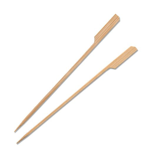 Ctr Hrd Natural L. Bamboo Skewer Gushi Gun Shape (210Mm - 8.4Inc) S - Point (250 pcs) product image