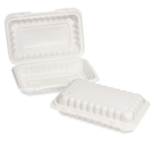Ctr Hrd (Hb10) Microwave Meal Box (250X155X60Mm - 10X6X2.5Inc) Med White (150 pcs) product image