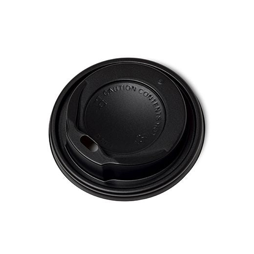Ctr Hrd Grab % Go Sip Through Ps Domed Lids (113ml - 4Oz) Black (100 pcs) product image