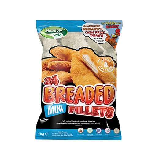Ctr Meadow Vale Breaded Chicken Mini Fillets (40g) (1kg) product image