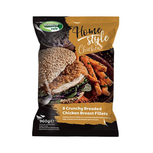Ctr Meadow Vale Homestyle Breaded Chicken Fillets (120g) (960g) product image