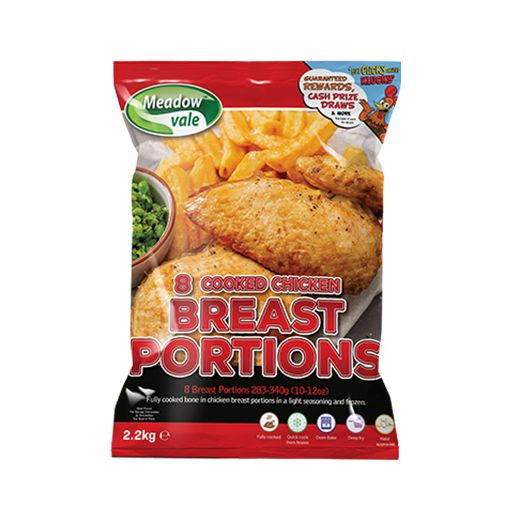 Ctr Meadow Vale 8 Cooked Chicken Breast Portion (8 pcs(283-340g)) product image