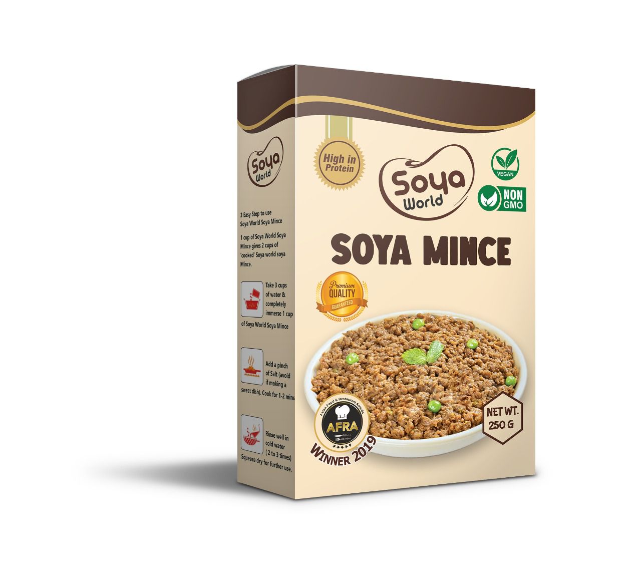 Soya World Soya Chaap, Chunks & Mince