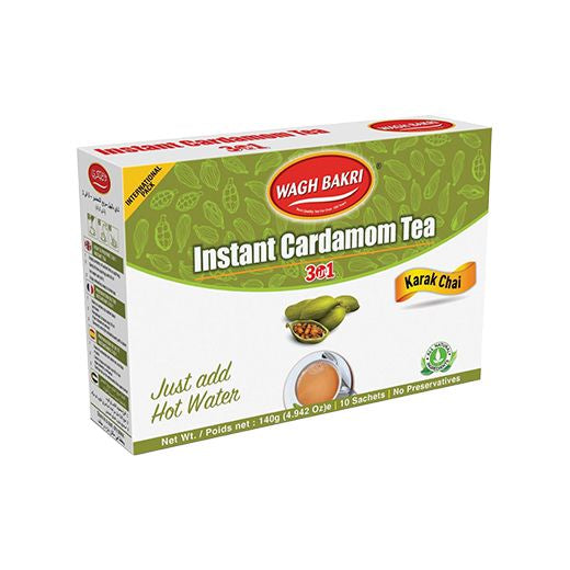 Wagh Bakri Cardamom Instant Premix Tea (140g) product image