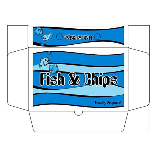 Ctr Ukf 10Inc Medium Fish & Chips Boxes (100 pcs) product image