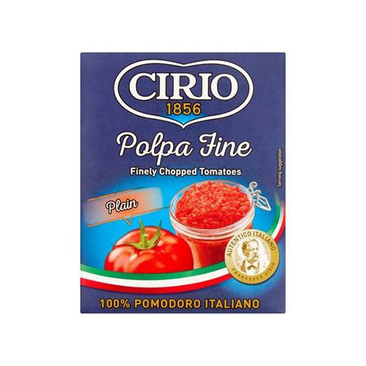 Cirio Chopped Tomatoes Tetra (390g) product image