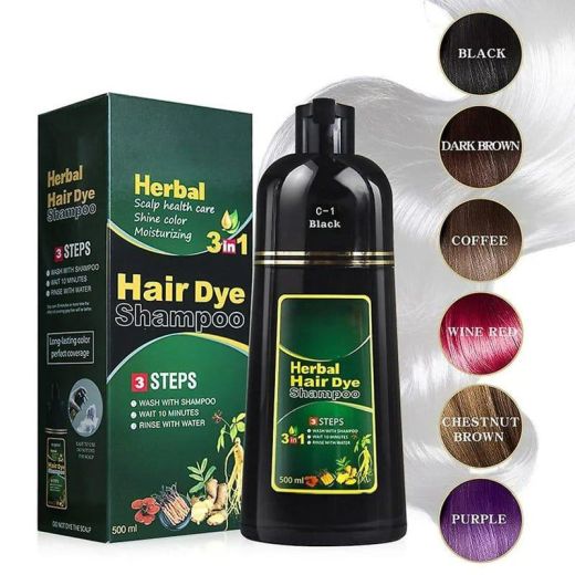 Augeas Hair Dye Shampoo (500ml) product image