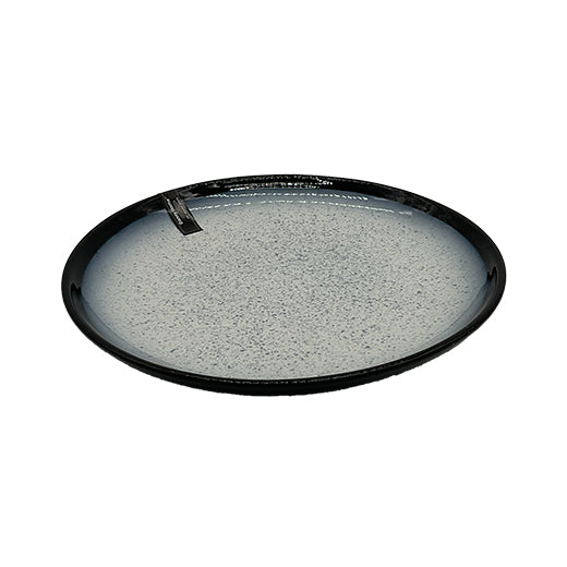 Csm Round Dinner Plate 10Inc - Blue Spec With Dark Blue Rim (1 pcs) product image