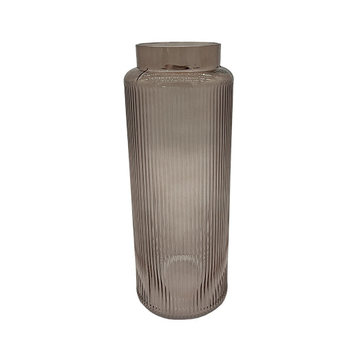 Csm Fluted Glass Vase 30Cm (1 pcs) product image