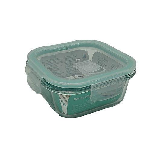 Csm Food Storage Container Glass Clip Lock Square Crisper 500ml (1 pcs) product image