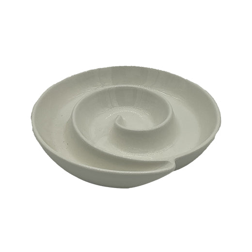 Csm Porcelain Swirl Serving Platter White (1 pcs) product image