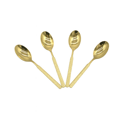 Csm Danny Home Gold Textured 6 Dinner Spoon product image