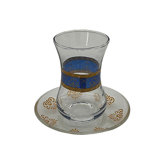 Csm Turkish Tea Cup And Saucers 6 pcs Set product image