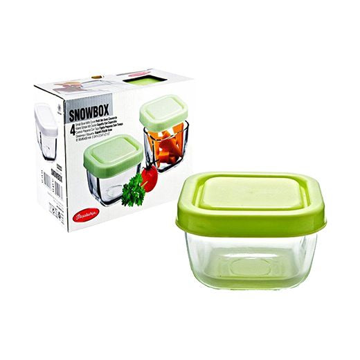 Pb Snowbox Saklama Kabi Yesil Kapak (53223-4) (4PCS)