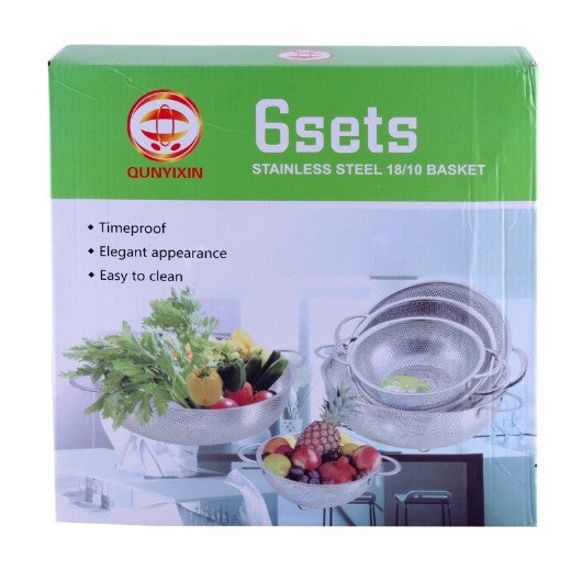Qunyixin 6 Sets Stainless Steel 18/10 (6PCS)