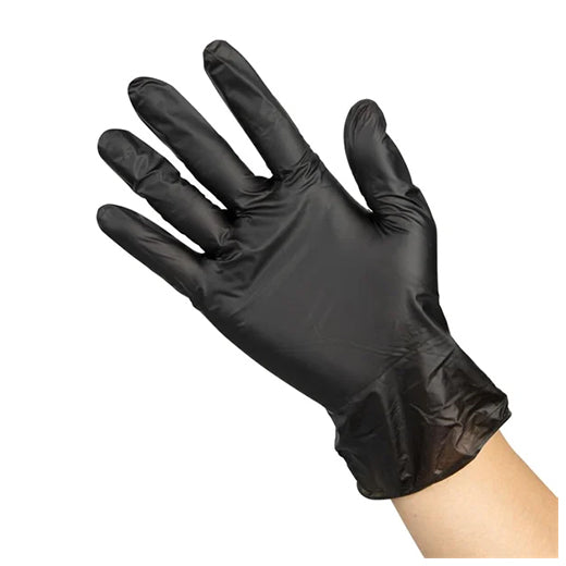 Gloves Black Small Nitrile (Powder Free) (100 pcs) product image
