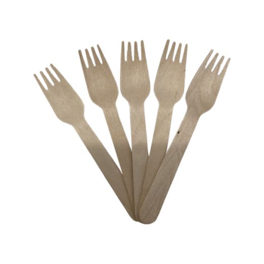 Ecos Wooden Fork (100 pcs) product image