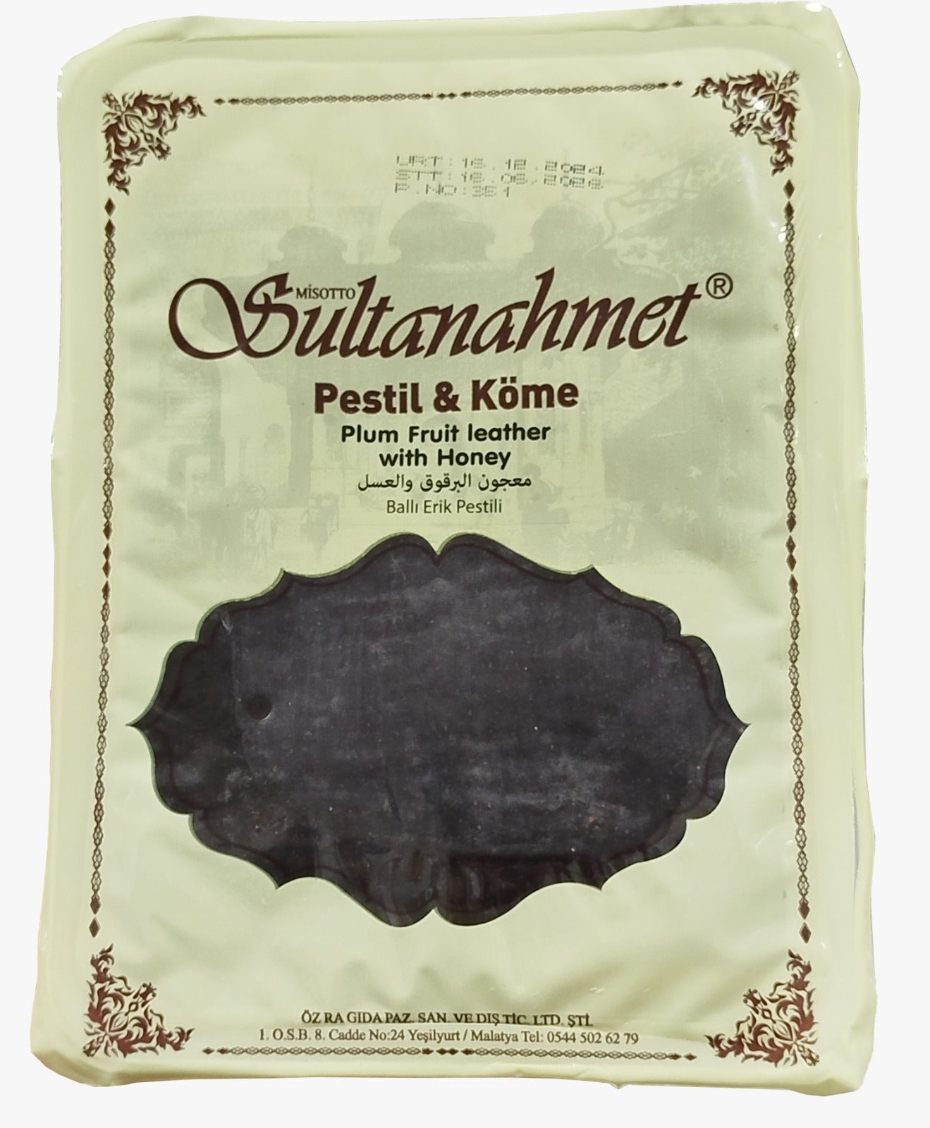 Sultanahmet (Pestil) Plum Fruit Leather Honey
