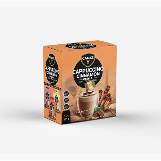 Cinnamon Cappuccino with Cocoa 5 x 23g sachets box