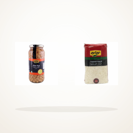 Aytac Chick Peas 540G and Aytac Tosya Rice 1KG bundle