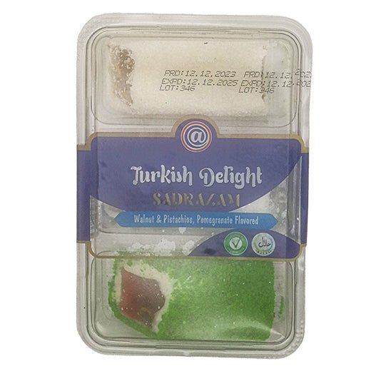 Aytac Turkish Delight Sadrazam Walnut & Pistachios Pomagranate Flavoured (200G) - Aytac Foods