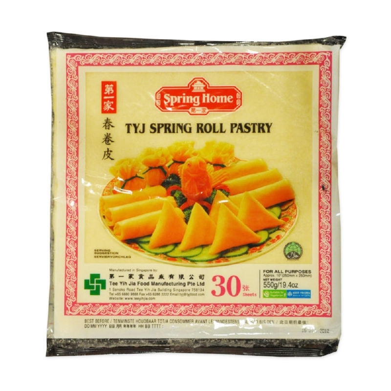Ef Tyj Spring Roll Pastry 10X10 30 pcs (Pink) (550g) product image