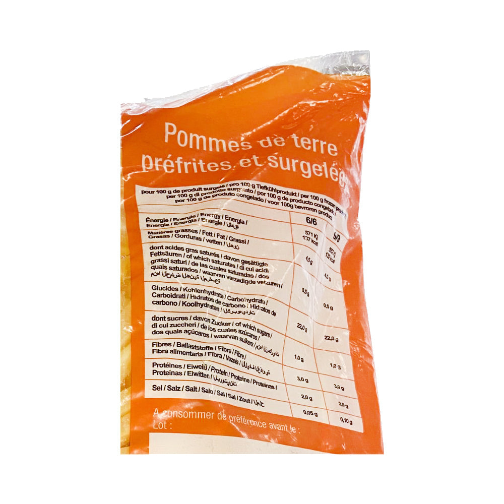 Ekin Original Fries 9mm Cut 2.5kg (Orange Bag, Pack of 1)